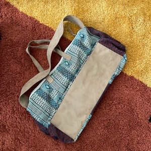 Colorful duffel bag